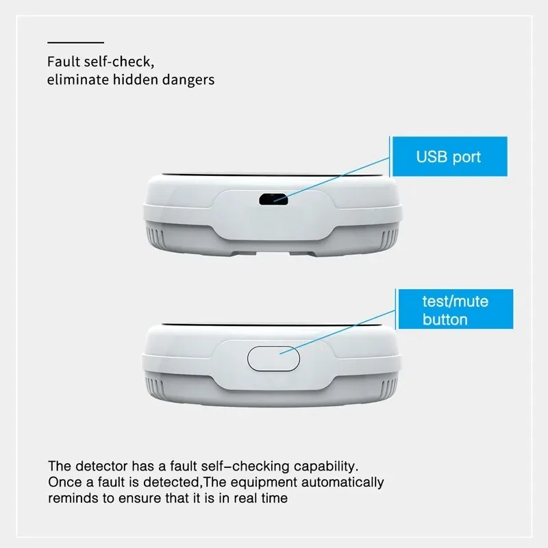 Detector Sensor Gas Natural Humo