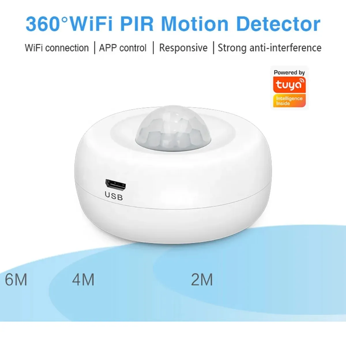 Sensor De Detección De Movimiento, Wifi
